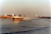 The Princess Anne (GH-2007) arriving at Dover Hoverport